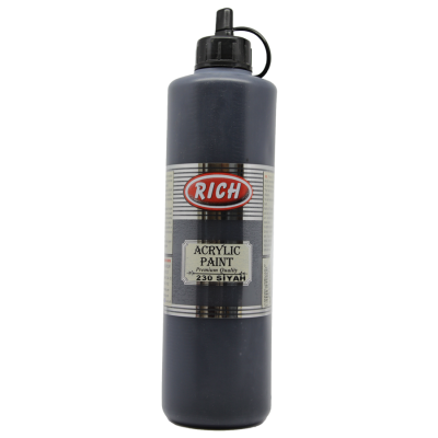 R-230α Ακρυλικό Χρώμα Black 700ml Rich